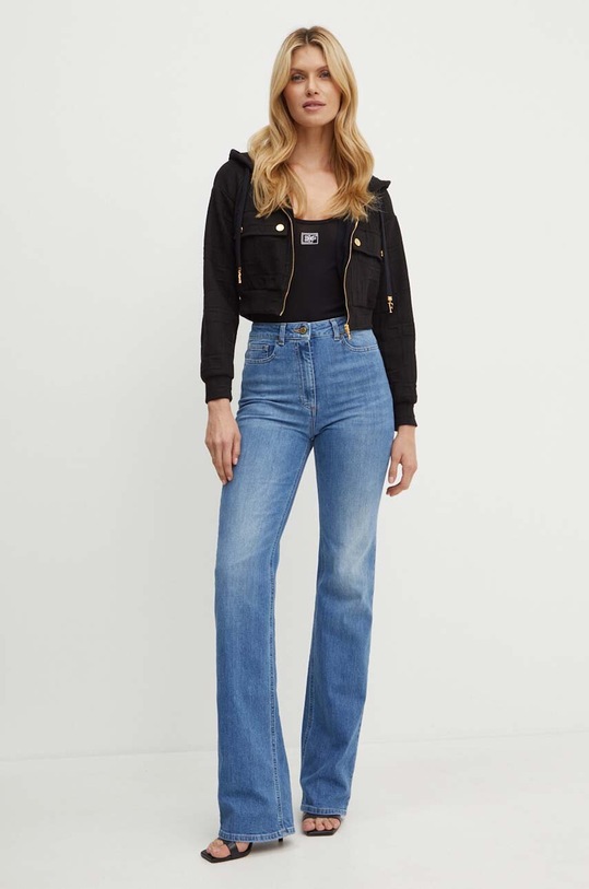 Elisabetta Franchi bluza MD00541E2.NORBLIN czarny SS24