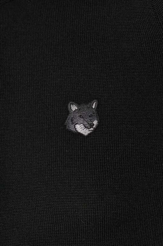 Μάλλινη ζακέτα Maison Kitsuné Bold Fox Head Patch Regular Cardigan MW00508KT1036