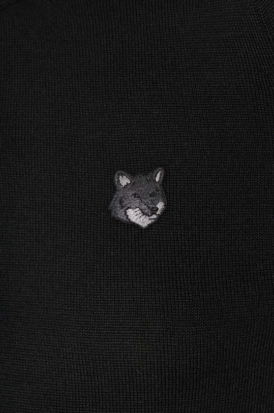 Maison Kitsuné wool cardigan Bold Fox Head Patch Regular Cardigan MW00508KT1036