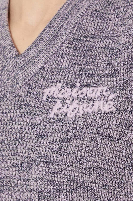 Maison Kitsuné cotton gilet Handwriting Cropped Vest MW00813KT1108