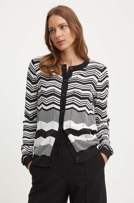 Sandro Ferrone kardigan pozostałe czarny SFS138XBDBRUCE