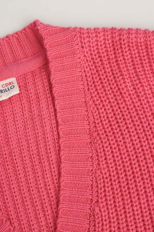 Coccodrillo kardigan dziecięcy różowy WC4172201JPK