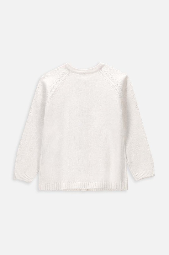 Kojenecký kardigan Coccodrillo WC4172202EBG bílá SS24