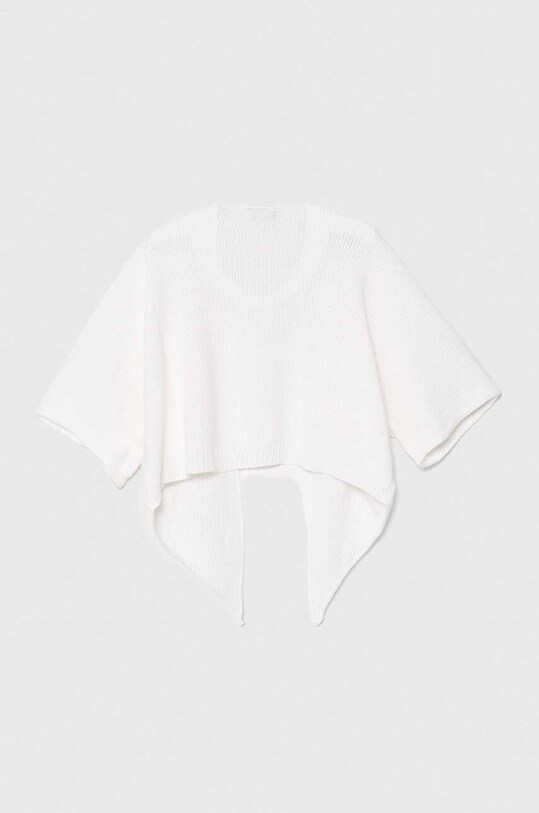 United Colors of Benetton cardigan copii 139GC601C.G.Seasonal alb SS24
