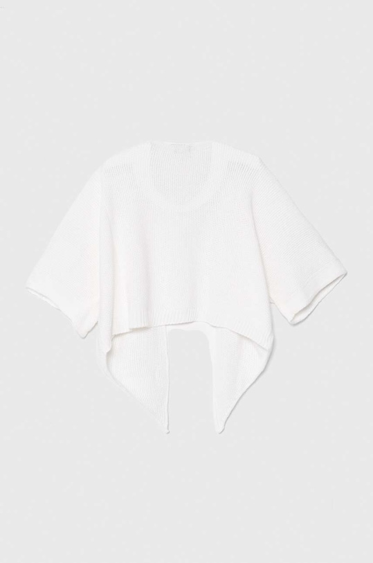 Detský sveter United Colors of Benetton 139GC601C.G.Seasonal biela SS24