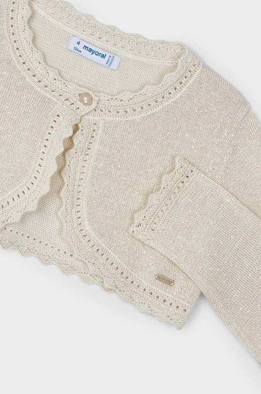 Dziewczynka Mayoral kardigan dziecięcy 320.6A.Mini.PPYH beżowy