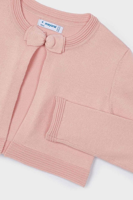 DÍVKA Dětský svetr Mayoral 321.6B.Mini.PPYH růžová
