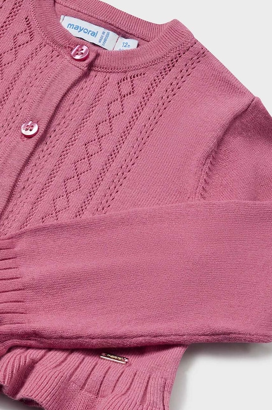 Κοριτσίστικα Παιδικό κάρδιγκαν Mayoral 1382.4E.Baby.PPYH ροζ