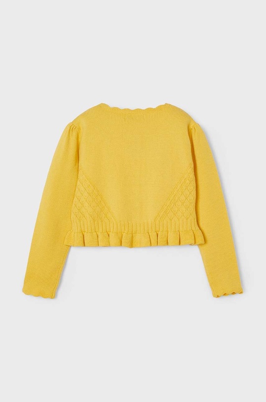 Dětský svetr Mayoral 3354.6C.Mini.PPYH žlutá SS24
