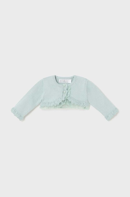 Кардиган для немовлят Mayoral Newborn 1377.2M.Newborn.PPYH бірюзовий SS24
