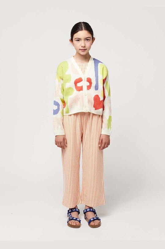 Detský bavlnený kardigan Bobo Choses viacfarebná 124AC137