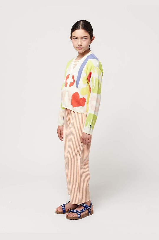 Detský bavlnený kardigan Bobo Choses 124AC137 viacfarebná