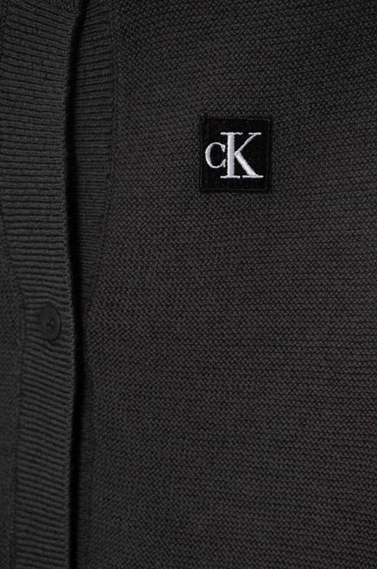 Chłopiec Calvin Klein Jeans kardigan z domieszką kaszmiru IN0IN00156.PPYH szary