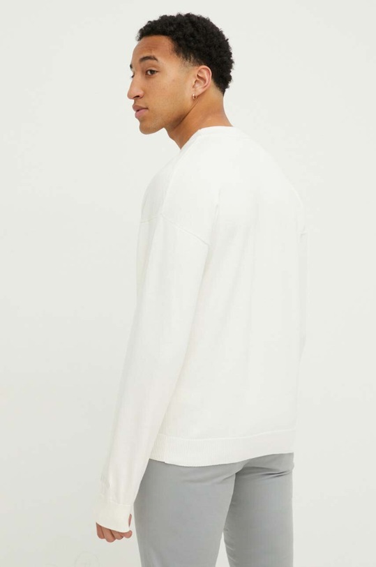 Odzież HUGO sweter bawełniany 50486860 beżowy