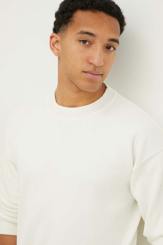 HUGO sweter bawełniany beżowy 50486860