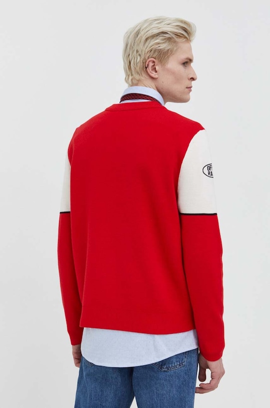 Odzież HUGO sweter wełniany 50507655 multicolor