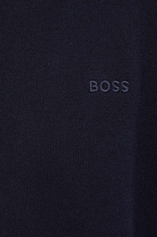 BOSS kardigan bawełniany 50505998 granatowy