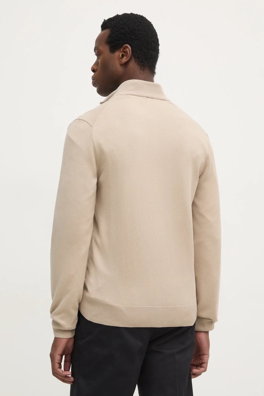 Oblečení Bavlněný kardigan BOSS 50505998 béžová