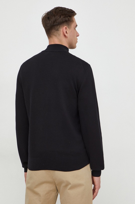 Odzież BOSS kardigan bawełniany 50505998 czarny