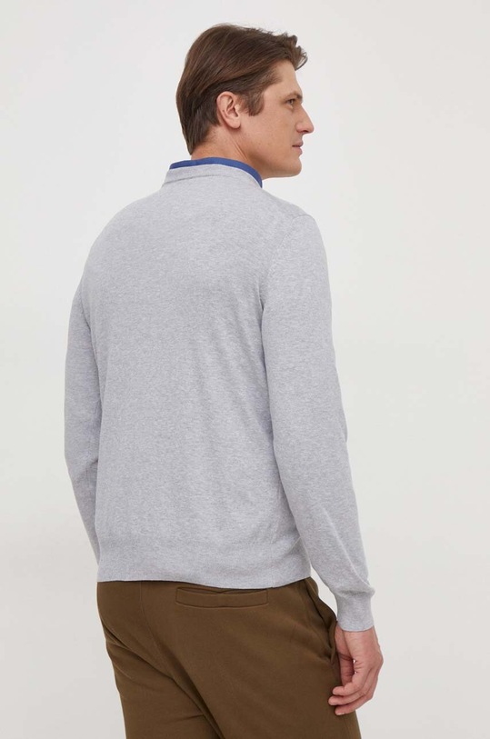 Odzież BOSS sweter bawełniany 50506023 szary