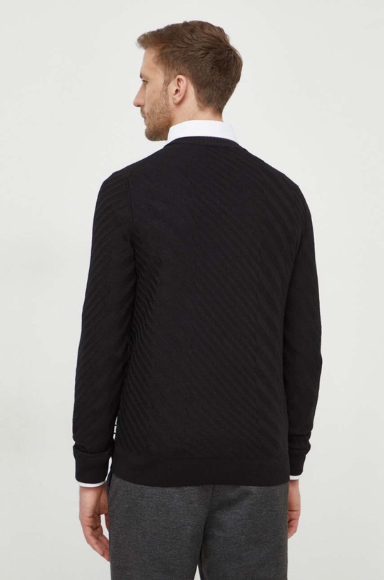 Odzież BOSS sweter wełniany 50506035 czarny