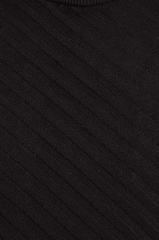 BOSS sweter wełniany 50506035 czarny