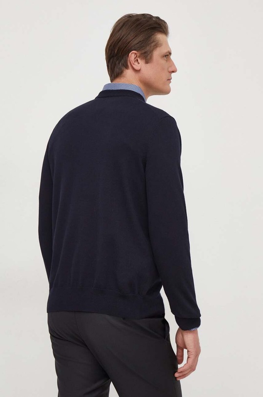 Odzież BOSS sweter bawełniany 50506042 granatowy