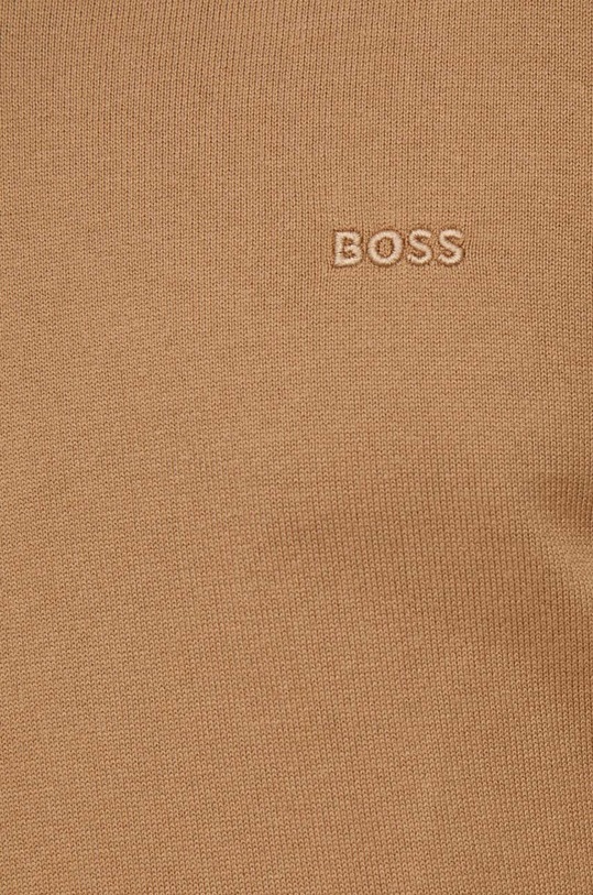 BOSS sweter bawełniany 50506042 beżowy