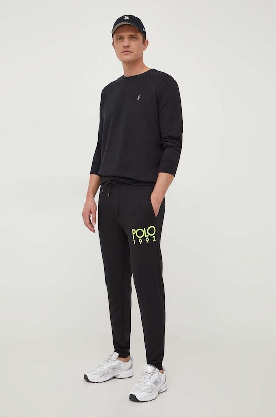 Polo Ralph Lauren felső 710680921 fekete SS24