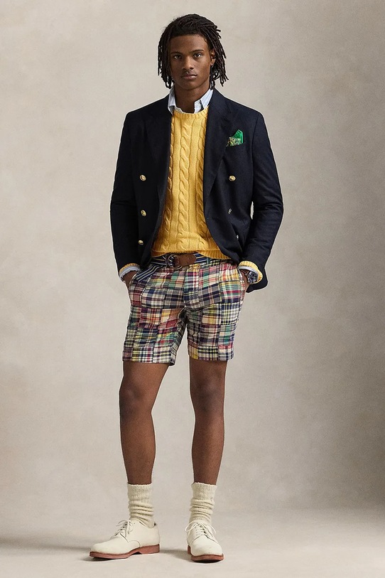 Bavlněný svetr Polo Ralph Lauren žlutá 710775885