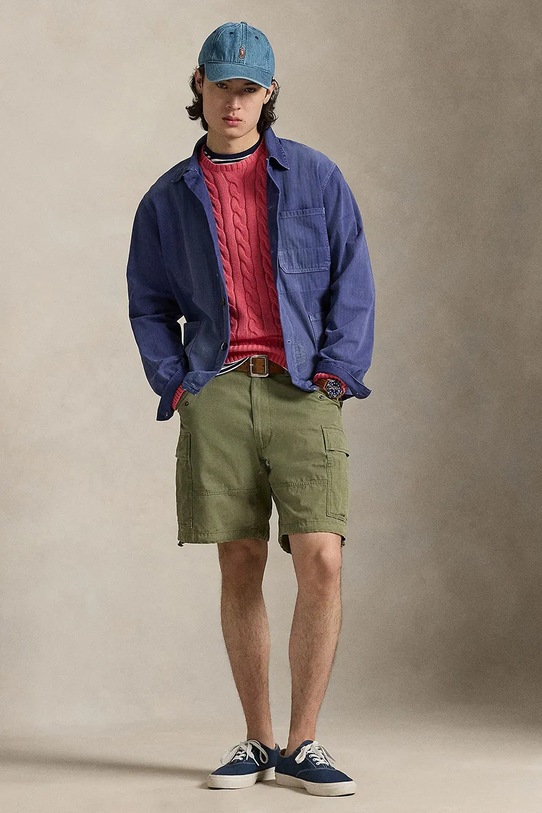 Polo Ralph Lauren pulover moški bombažen 710775885 roza