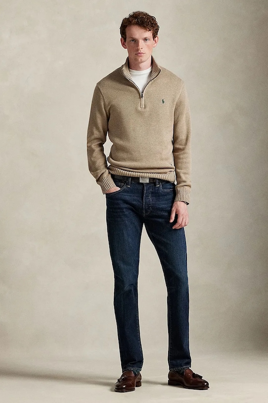 Îmbrăcăminte Polo Ralph Lauren pulover de bumbac 710859939 maro