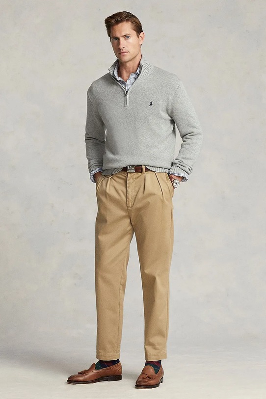 Oblečenie Bavlnený sveter Polo Ralph Lauren 710859939 čierna