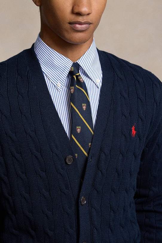 Polo Ralph Lauren kardigan bawełniany niebieski 710890548