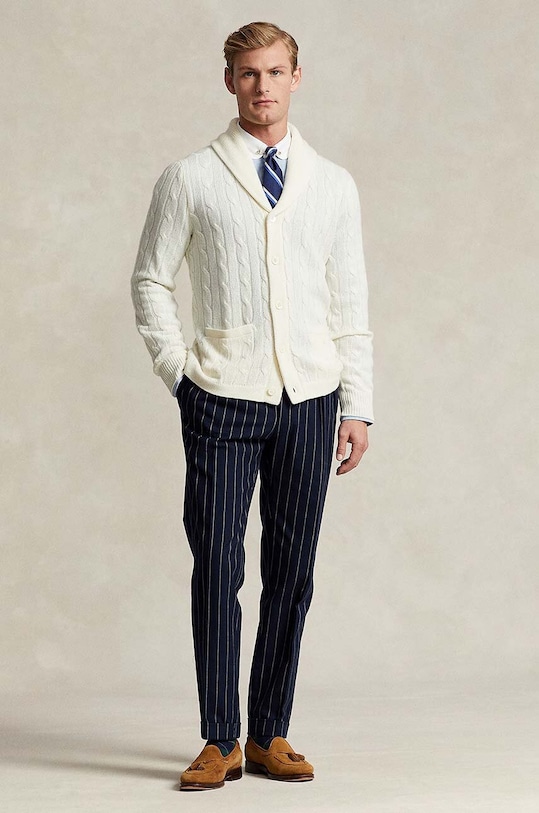 Oblečení Kašmírový kardigan Polo Ralph Lauren 710909166 béžová