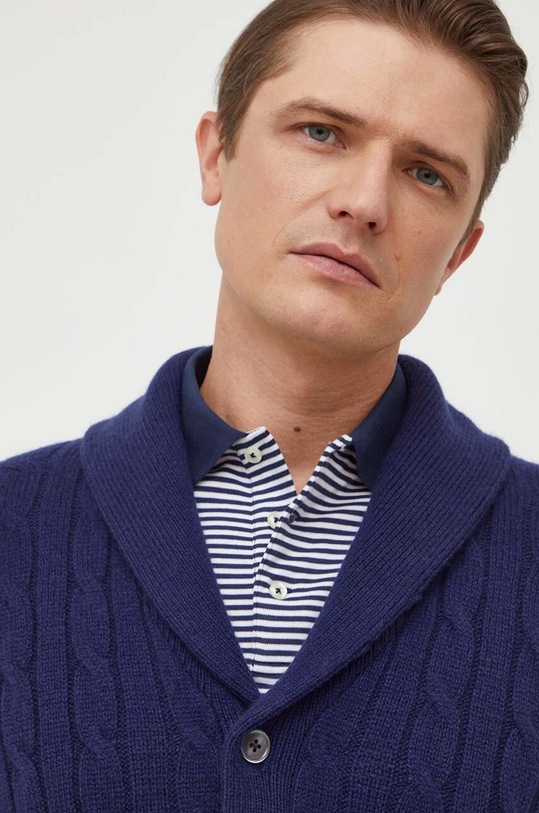 Polo Ralph Lauren kardigan kaszmirowy granatowy 710909166