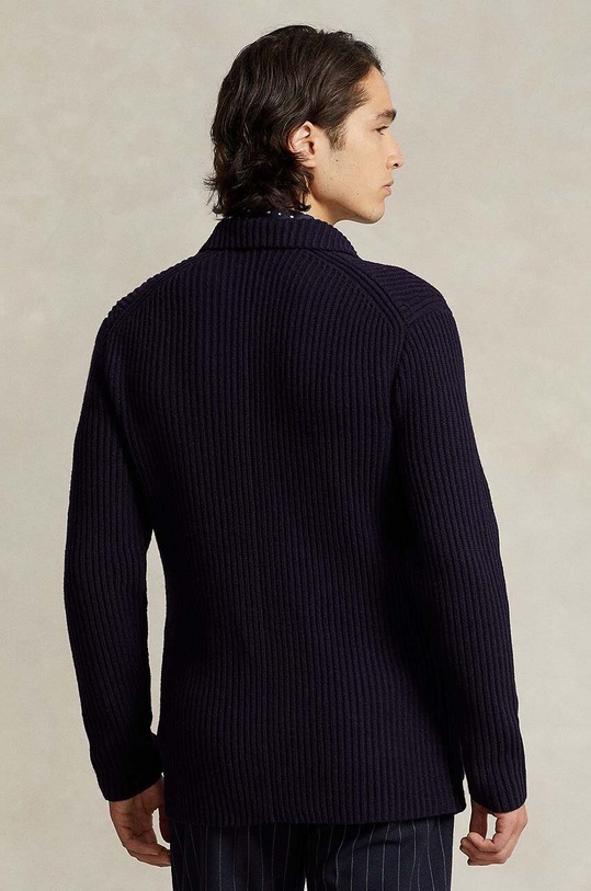 Polo Ralph Lauren cardigan din lână 710917365 bleumarin SS24