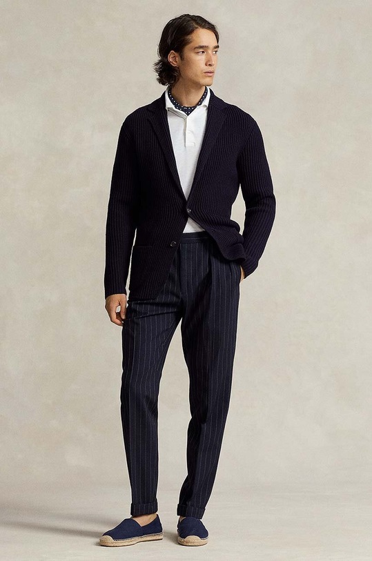 Îmbrăcăminte Polo Ralph Lauren cardigan din lână 710917365 bleumarin