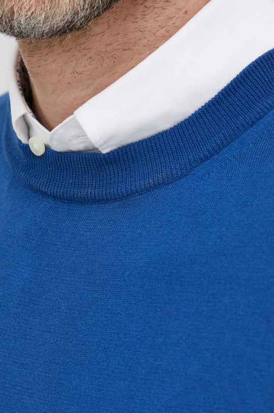 Bavlnený sveter Paul&Shark 24411529 modrá