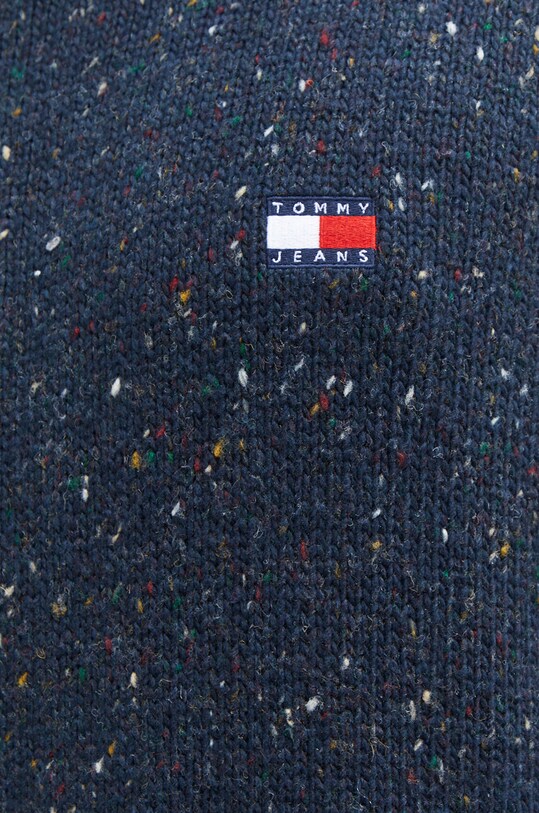 Tommy Jeans sweter z domieszką wełny DM0DM18359 granatowy