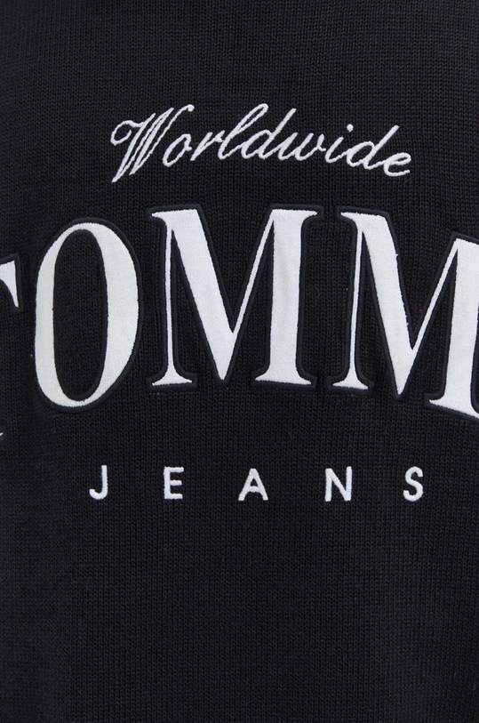 Bavlněný svetr Tommy Jeans DM0DM18365 černá