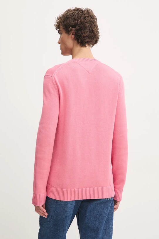 Одежда Хлопковый свитер Tommy Jeans DM0DM18370 розовый