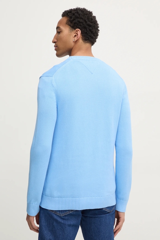Oblečení Bavlněný svetr Tommy Jeans DM0DM18370 modrá
