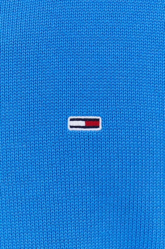 Tommy Jeans sweter bawełniany niebieski DM0DM18370
