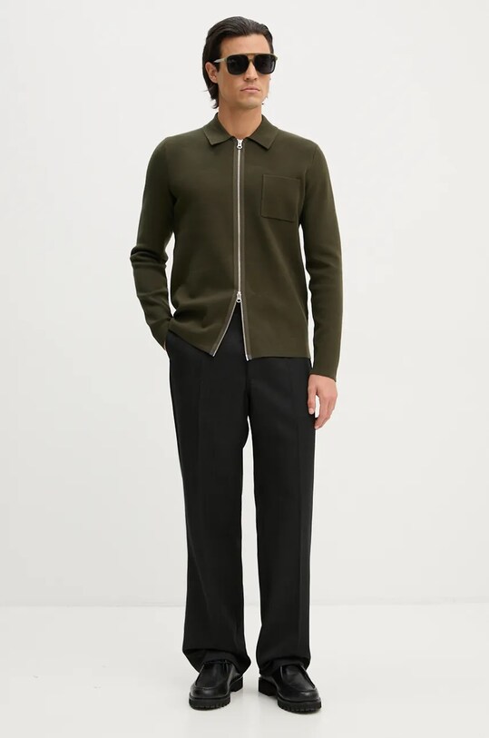 Samsoe Samsoe cardigan M19422101 verde AW24
