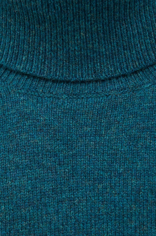 Vlněný svetr Samsoe Samsoe ISAK M10000008 tyrkysová