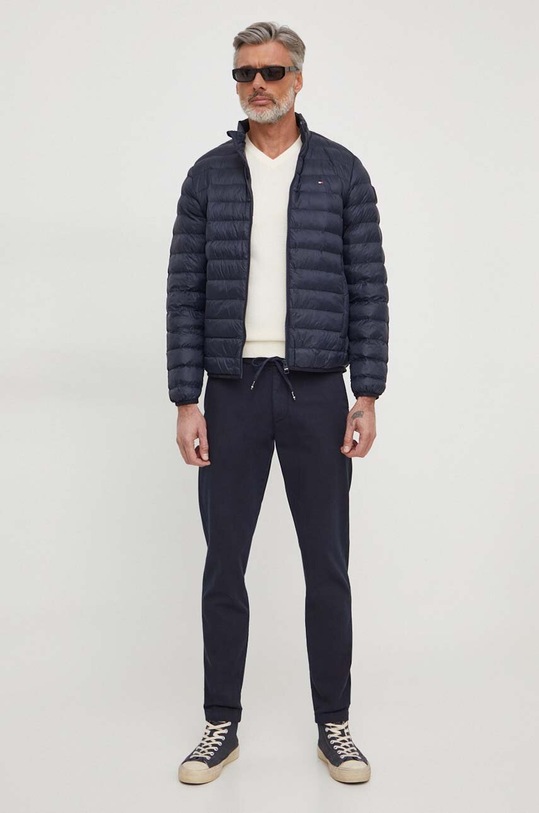 Tommy Hilfiger sweter bawełniany MW0MW32022 beżowy SS24