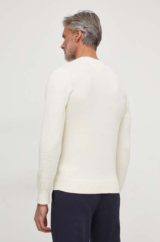 Odzież Tommy Hilfiger sweter bawełniany MW0MW32022 beżowy
