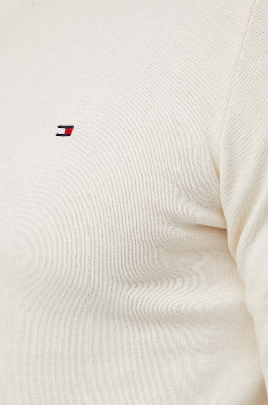 Tommy Hilfiger sweter bawełniany MW0MW32022 beżowy