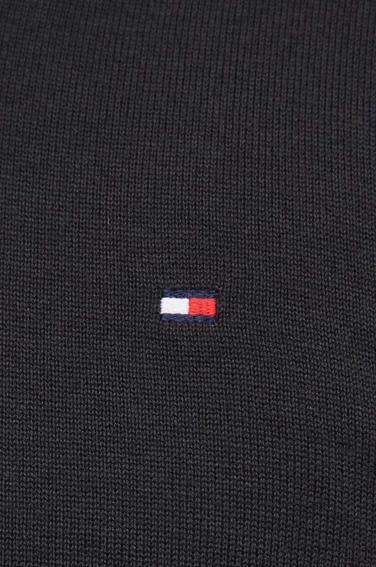 Bavlněný svetr Tommy Hilfiger černá MW0MW32022